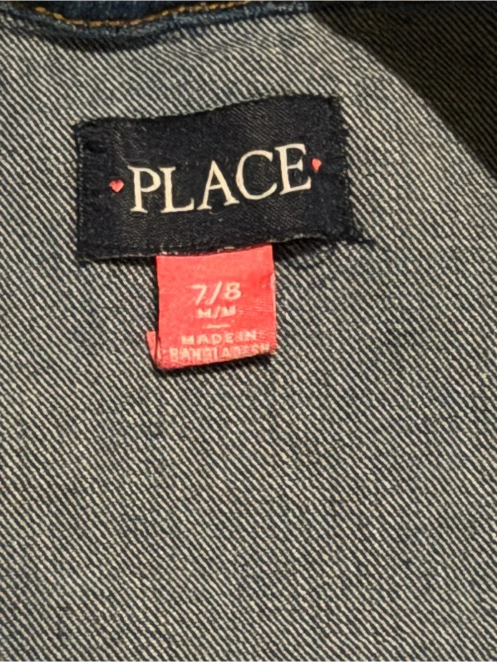The Children's Place Dark Blue Denim Jacket for Girls